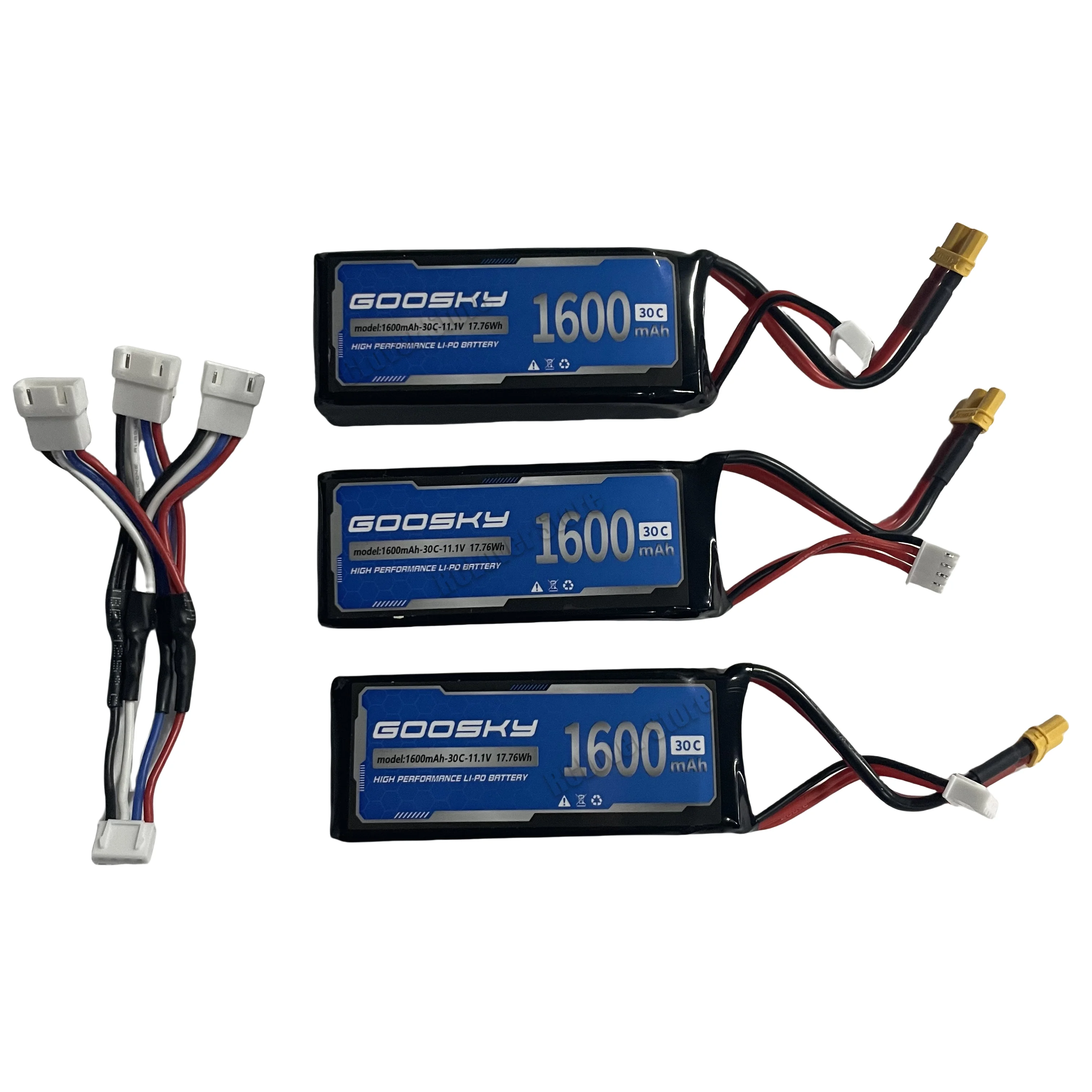 Rc Helicopter Coaxial - Bateria Lipo 11.1V 1600mAh 30C para