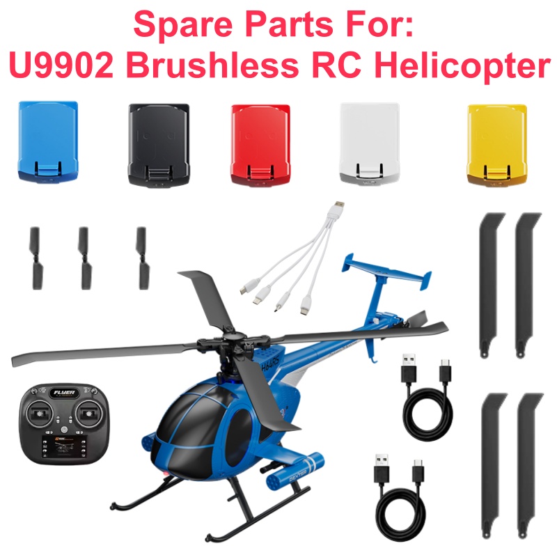 Helicóptero RC U9902 com Fluxo - Rc Helicopter Coaxial avaliação e preço