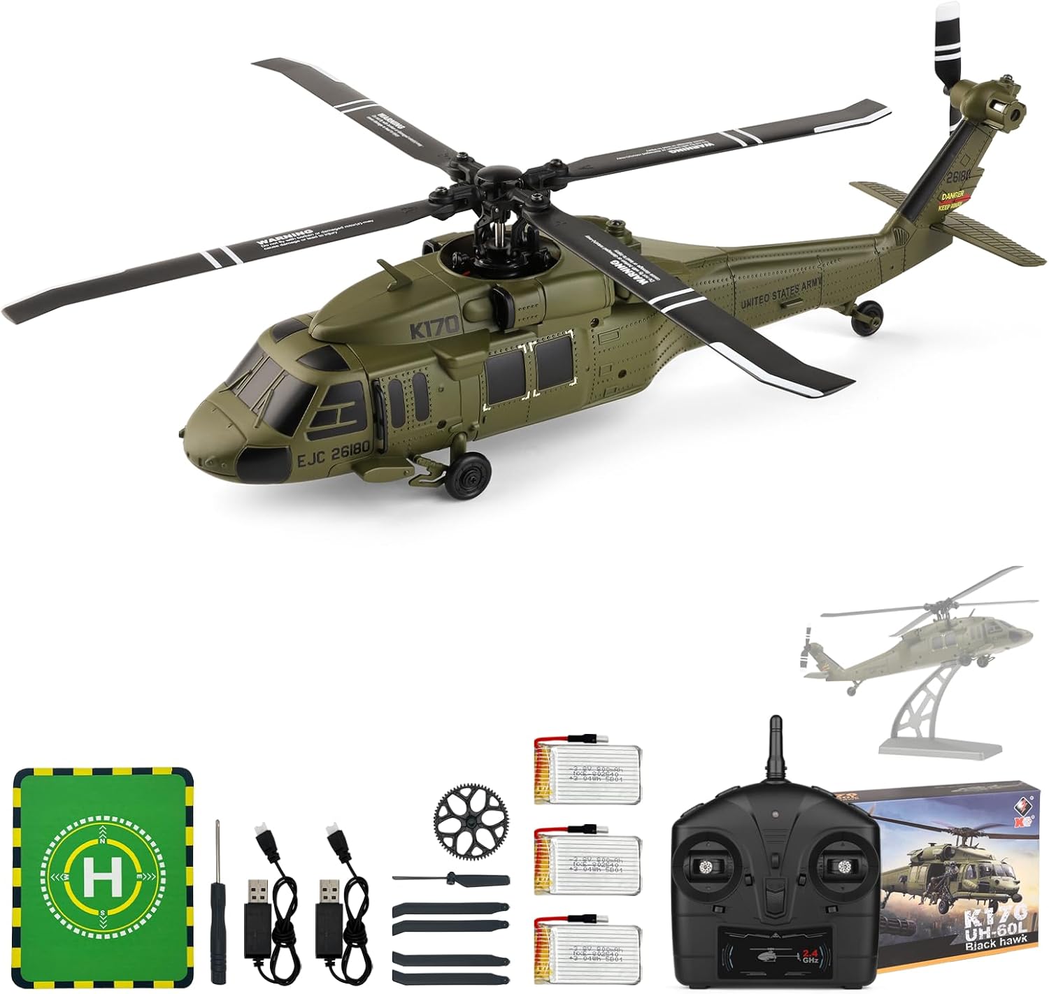 WLtoys K170 Helicóptero RC sem - Rc Helicopter Case avaliação e preço