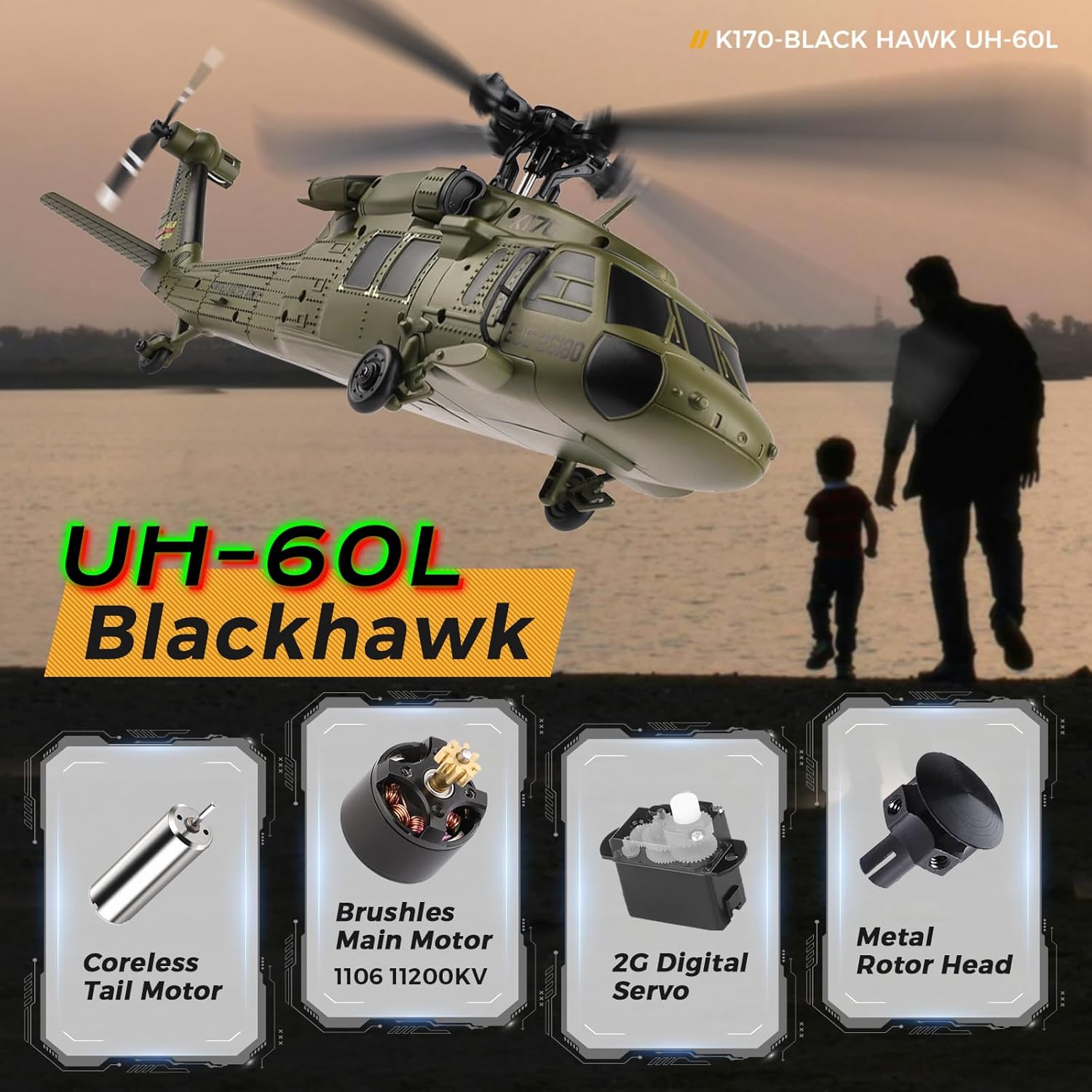 WLtoys K170 Helicóptero RC sem - Rc Helicopter Case avaliação e preço