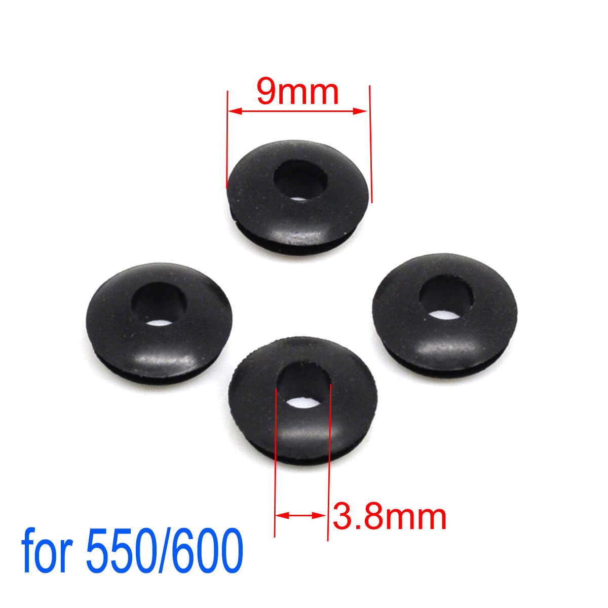 4 peças/lote Porca de Borracha - Rc Helicopter Battery avaliação e preço