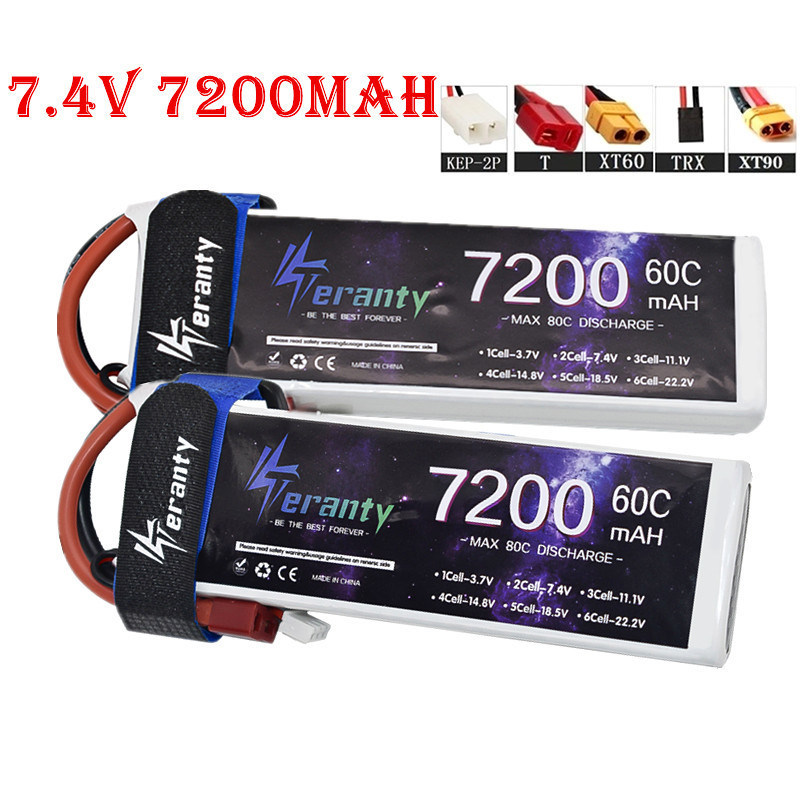 Atualizar 7200mah 7.4v 60c bat - Rc Helicopter Coaxial avaliação e preço